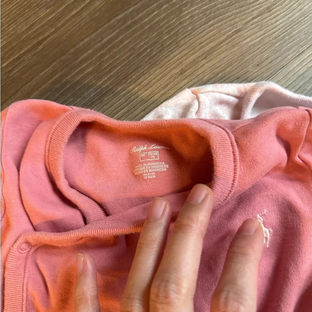4 ralph lauren baby girl kimono wrap style bodysuits